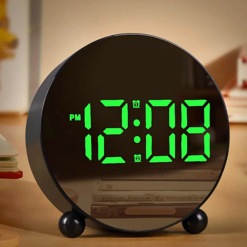 Cross-Border Alarm Clock, Simple Electronic Clock, Led Clock, Home Bedside Clock, Temperature Clock, Plastic Clock