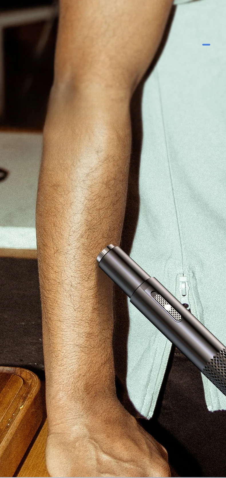 Manufacturer's New Electric Nose Hair Trimmer for Men and Women, Wholesale Two-In-One Portable Hair Removal Device