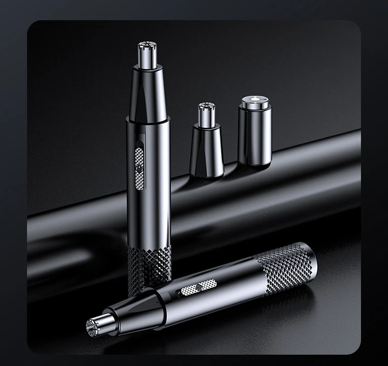 Manufacturer's New Electric Nose Hair Trimmer for Men and Women, Wholesale Two-In-One Portable Hair Removal Device