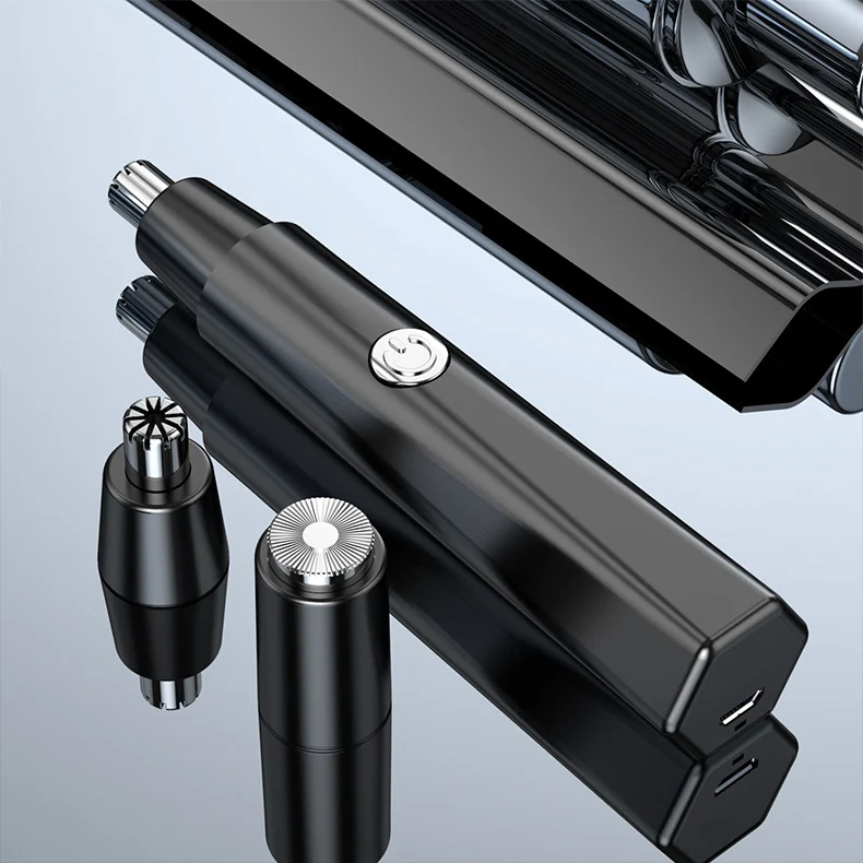 2021 New Model Men's Nose Hair Trimmer Mini Shaver for Trimming Nose Hair, Sideburns, and Ear Hair Dual-Head Trimmer