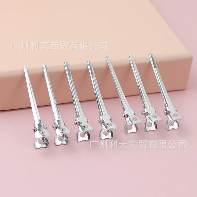 70 aluminum plate hairpin hairpin positioning clip partition clip hand push corrugated clip bangs clip modeling clip long mouth clip
