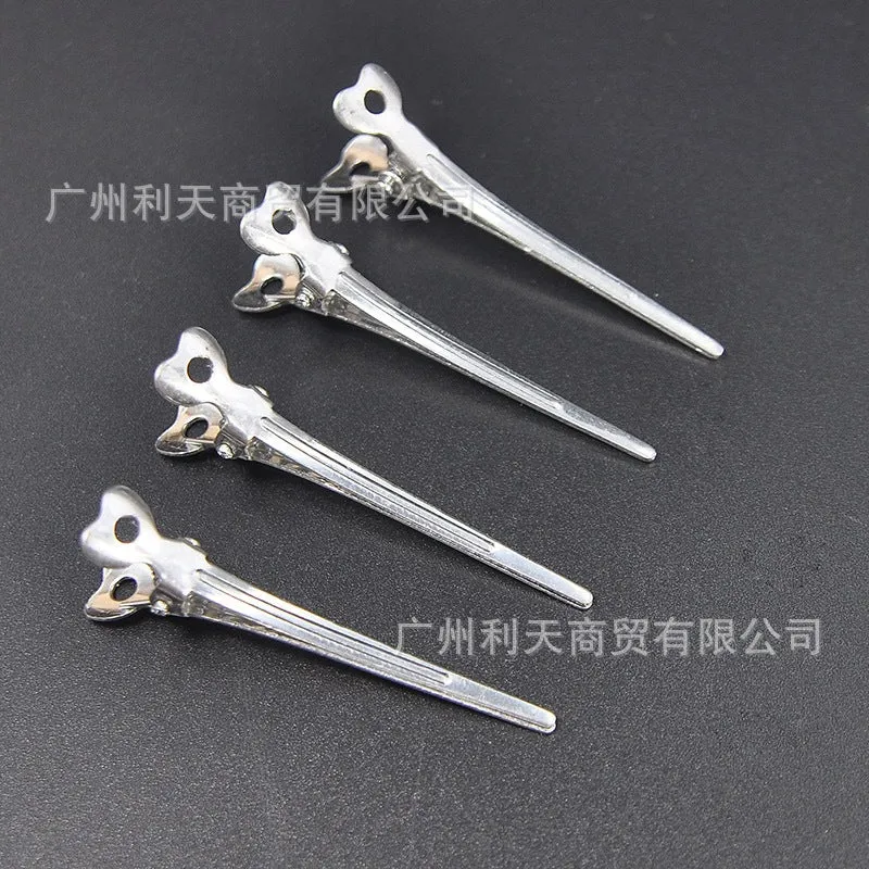 70 aluminum plate hairpin hairpin positioning clip partition clip hand push corrugated clip bangs clip modeling clip long mouth clip