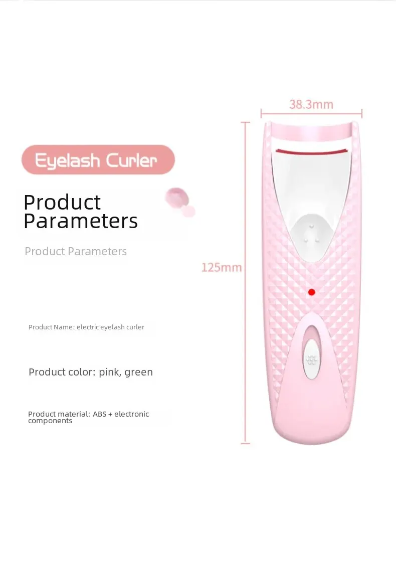 Cross-border new electric eyelash curling device electric eyelash curling device heating styling Beauty Makeup Eyelash curler beauty instrument
