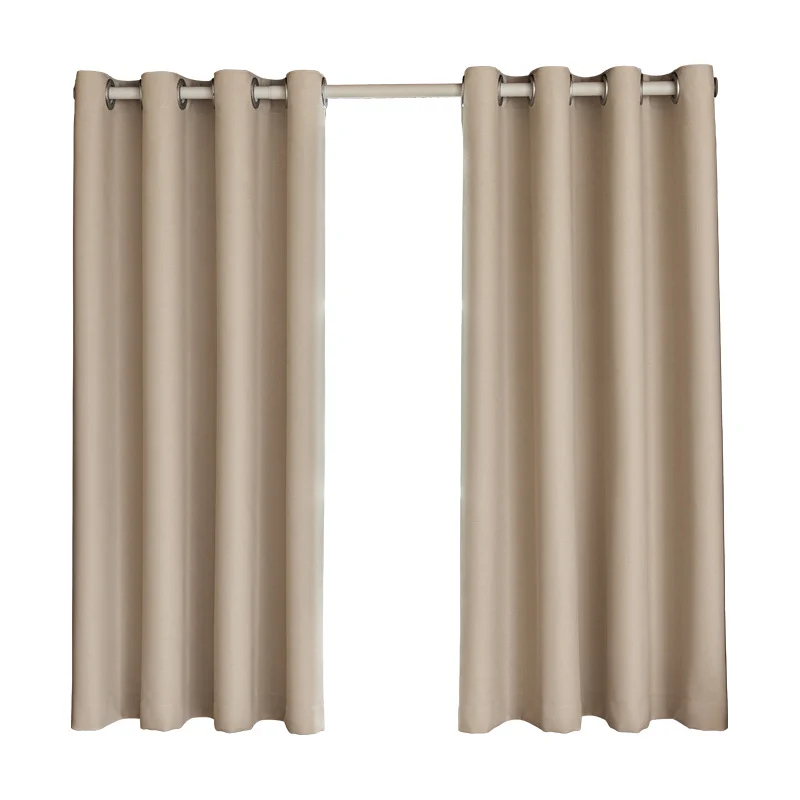 A set of simple small curtain sunshade sunscreen heat insulation rental room