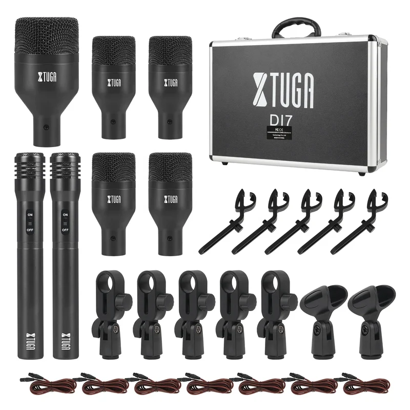 High Quality Musical Metal Wireless Drum Microphone for Studio and Stage Use