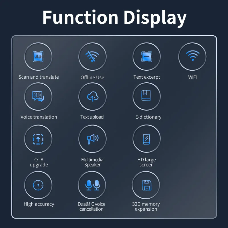 International version of scanning and translation pen, offline learning wifi scanning and translation pen multi-language