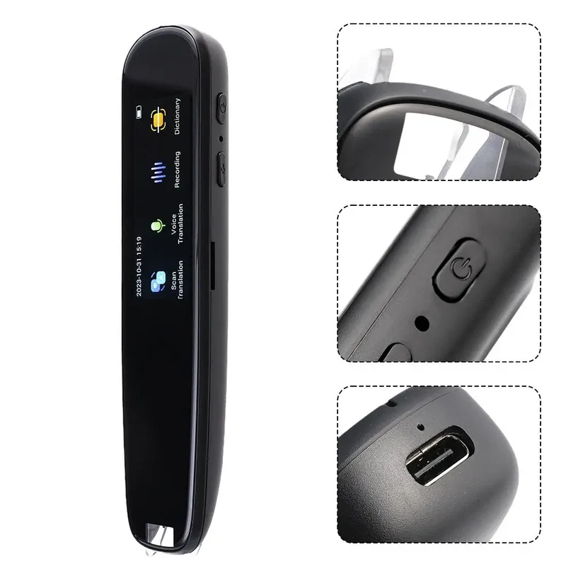 Portable Scanner Mini Handheld Document A4 Book Scanner for JPG PDF Format 300/600/900 DPI Scan Reader Pen Languages Translation