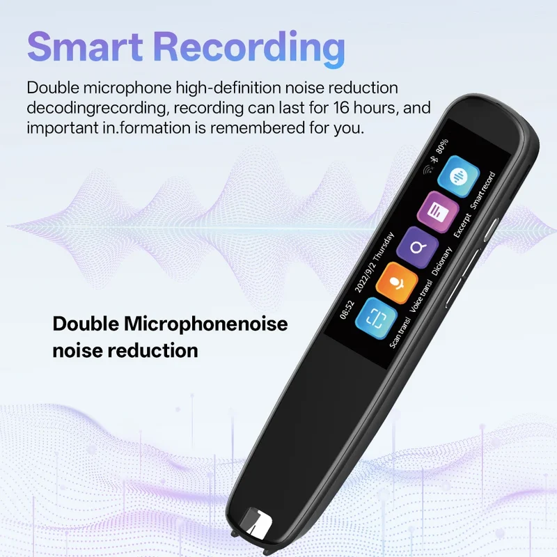MSAI S7 S6 AI Translator Offline 60 Languages Scan Pen Scanning Voice 134 Languages Translation Dictionary Recorder for Travel