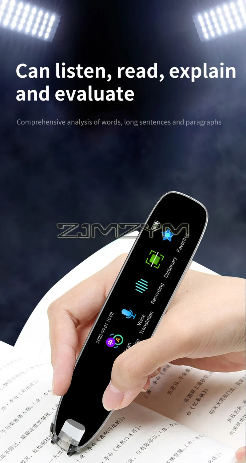 A26S Scan Translation Pen Exam Reader Voice Language Translator Device with Touchscreen WiFi/Offline Function번역펜
