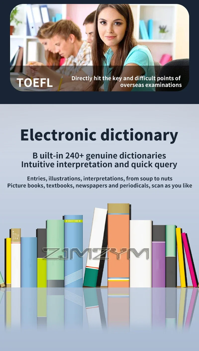 A26S Scan Translation Pen Exam Reader Voice Language Translator Device with Touchscreen WiFi/Offline Function번역펜