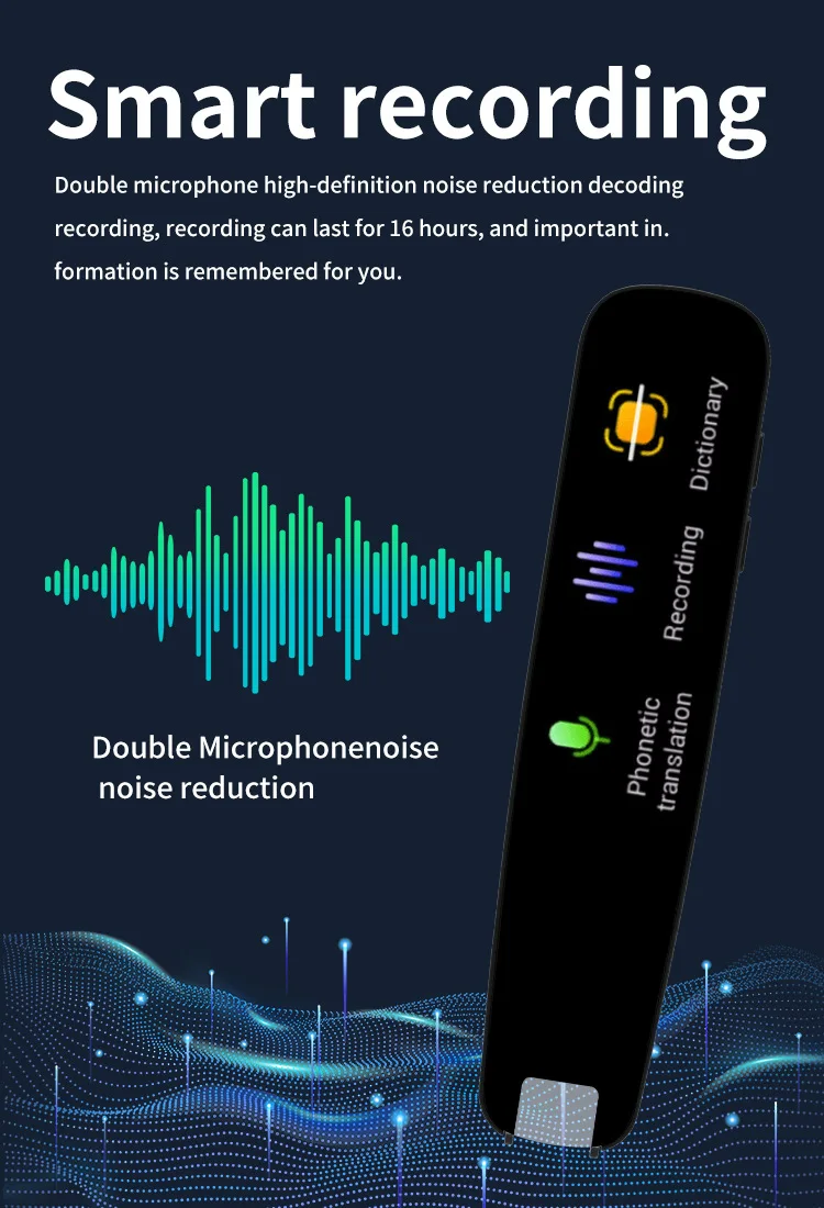 Translation Pen For Teacher Student Smart Voice Scan Translator Pen Multifunction Dictionary Translation Business Travel Abroad