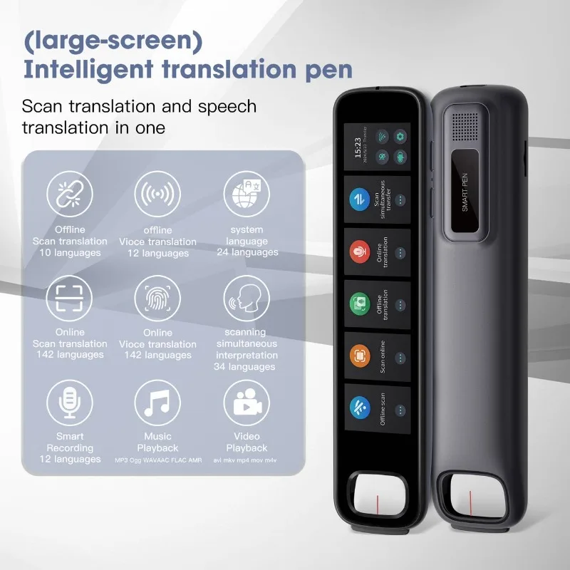 X10 Point Reading Translation Pen 3.76 Inches 142 Language Electronic Voice Scanning Pen Mutual Translation Dictionary Pen