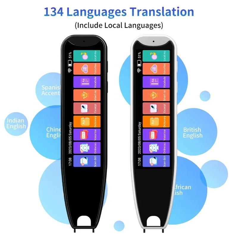 New MD22 Voice Translator Offline Scan Translation Pen 134 Voice Translation 9 OfflineTranslation Business Scanning Reading Pen