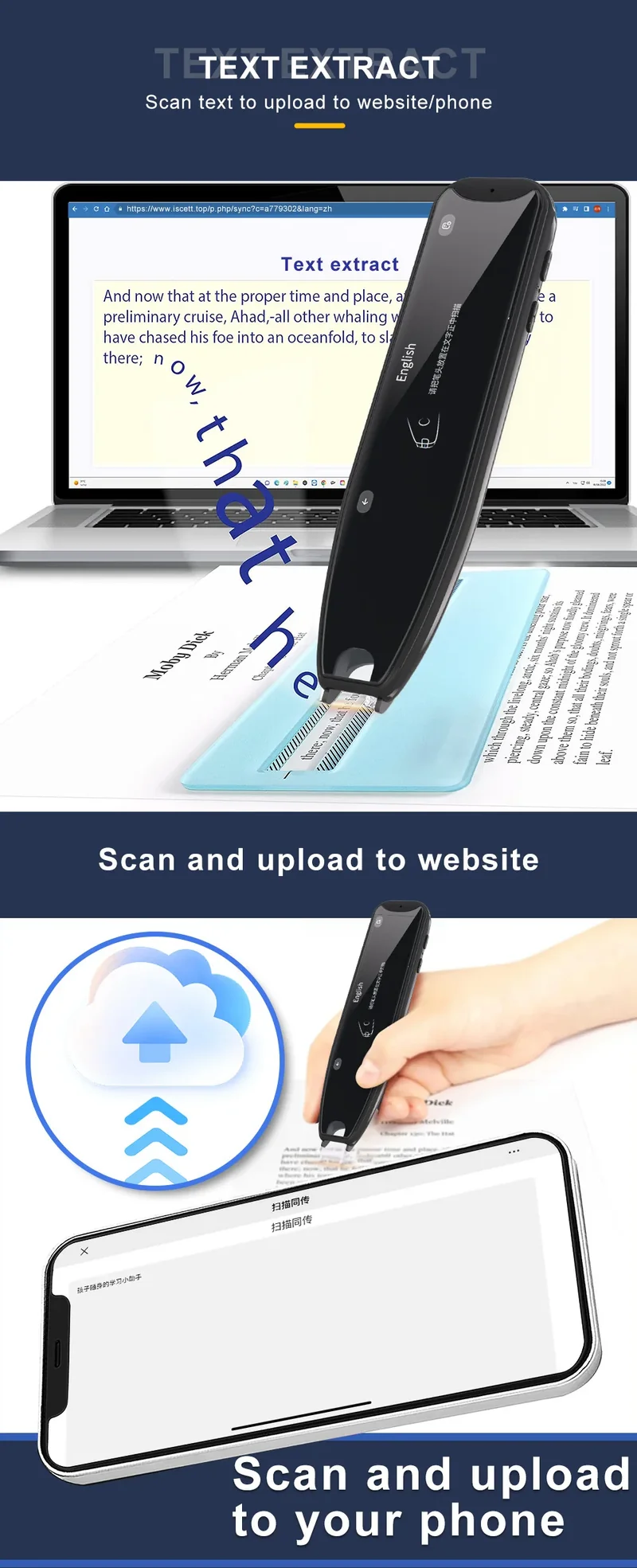 New MD22 Voice Translator Offline Scan Translation Pen 134 Voice Translation 9 OfflineTranslation Business Scanning Reading Pen