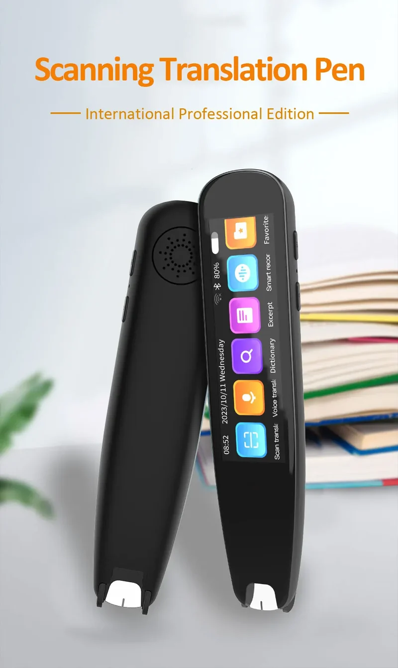 German Spanish French Italian Korean Portuguese Russian Scanning Voice Translation Pen Offline Online Language Learn Translator