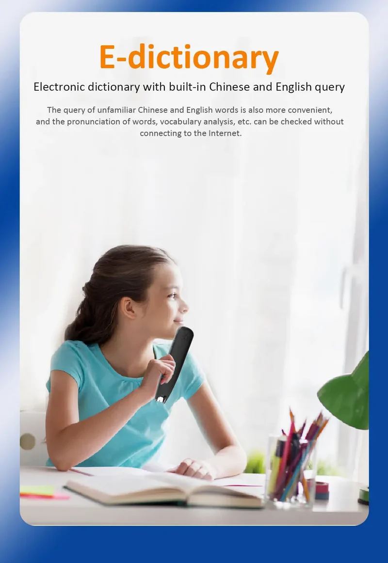 German Spanish French Italian Korean Portuguese Russian Scanning Voice Translation Pen Offline Online Language Learn Translator