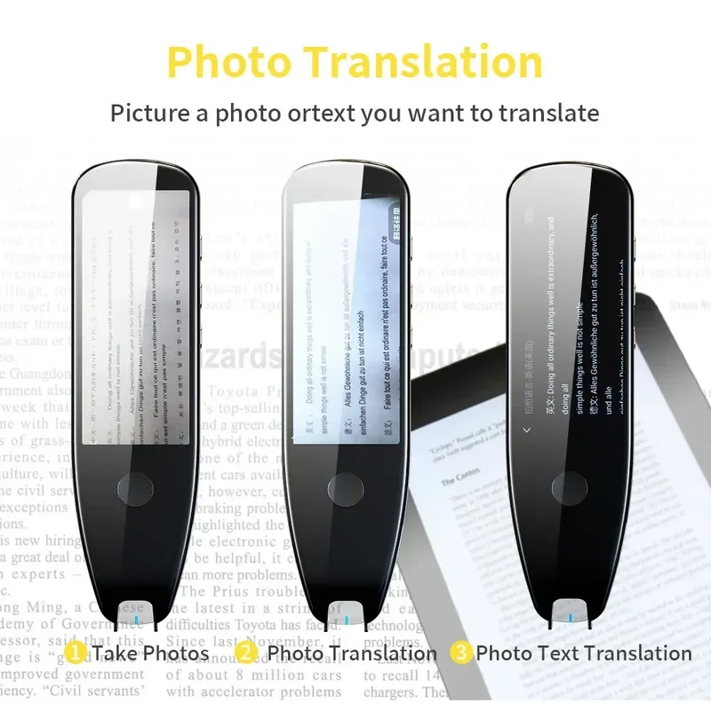 German Spanish French Italian Korean Portuguese Russian Scanning Voice Translation Pen Offline Online Language Learn Translator