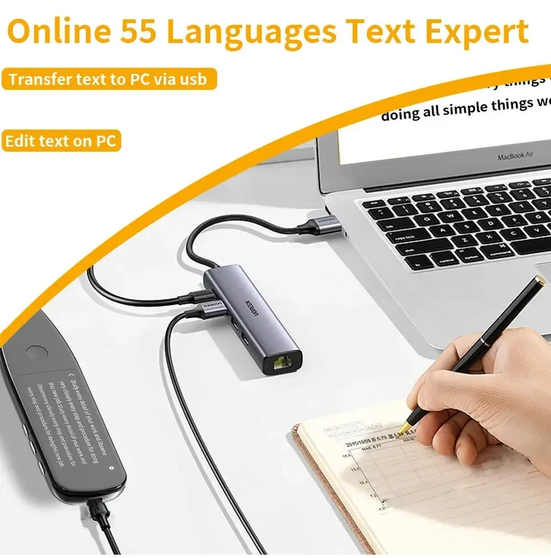 German Spanish French Italian Korean Portuguese Russian Scanning Voice Translation Pen Offline Online Language Learn Translator