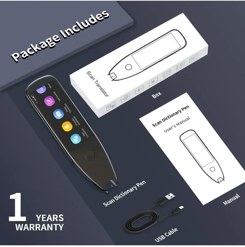 German Spanish French Italian Korean Portuguese Russian Scanning Voice Translation Pen Offline Online Language Learn Translator