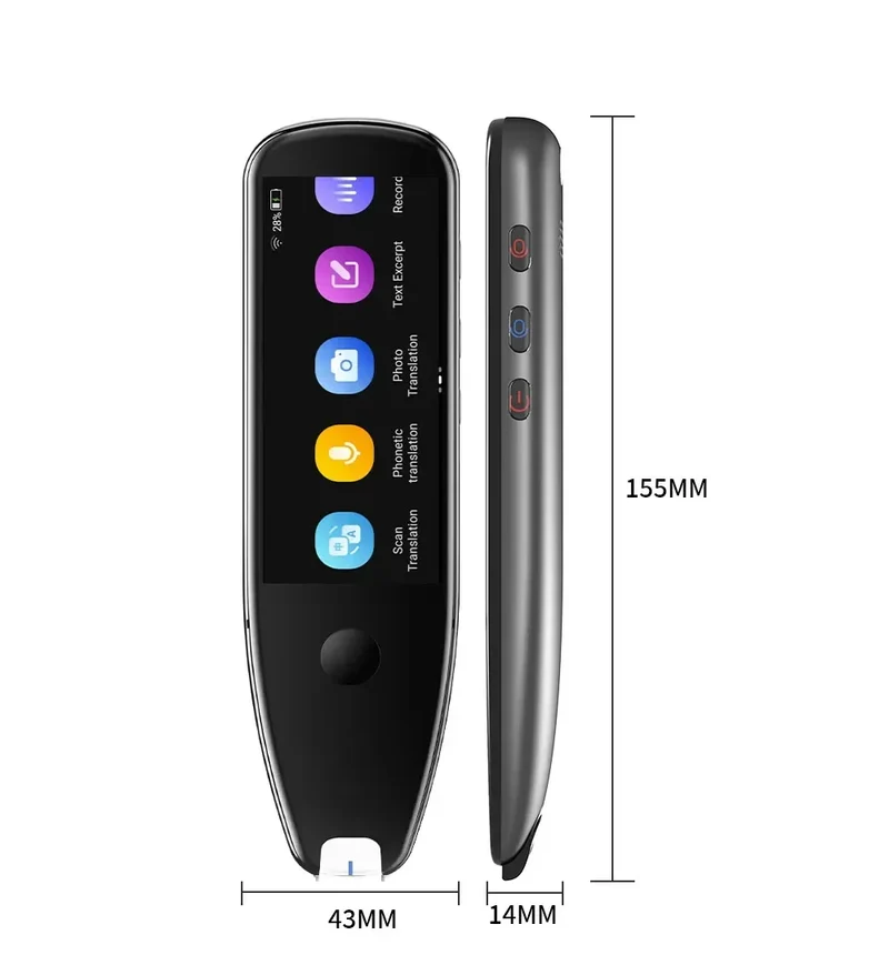 German Spanish French Italian Korean Portuguese Russian Scanning Voice Translation Pen Offline Online Language Learn Translator