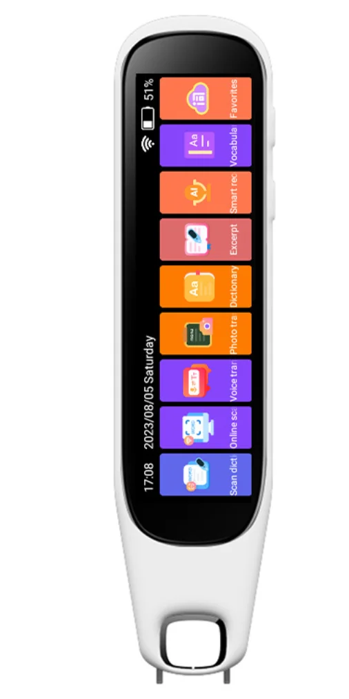 MD21 voice Translation Pen Real Time Intelligent Text Scanning Point Reading Learning Smart Voice Translator Recording Pen