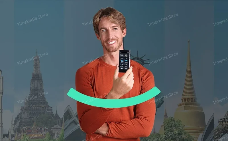 Timekettle Fluentalk T1 Portable Language AI Translator Photo/Offline/Online Smart Realtime Translation For Foreign Travel Study