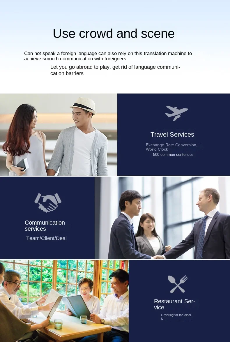 Smart Translator Z9 Global Languages Voice Intelligent Online Translation Machine Speech Translate Device Support 4G SIM Card