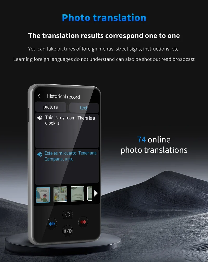 Language Translator Device Support 138 traductor de idiomas en tiempo real Translation AI Translator with ChatGPT Translator
