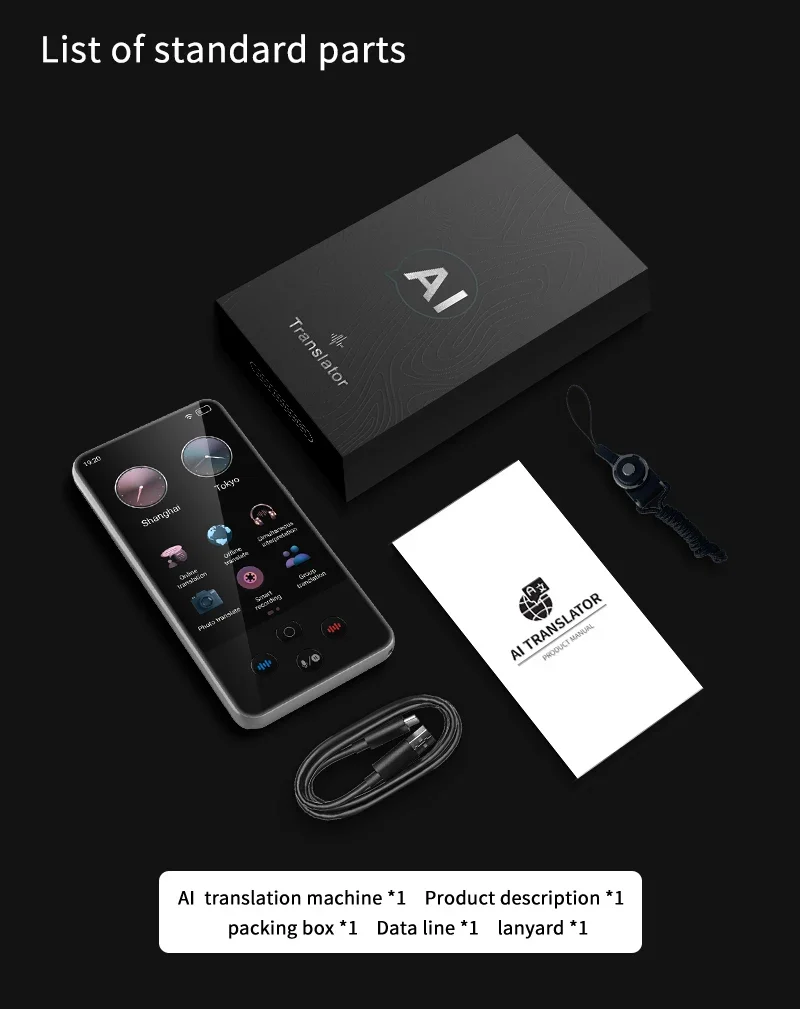 Language Translator Device Support 138 traductor de idiomas en tiempo real Translation AI Translator with ChatGPT Translator