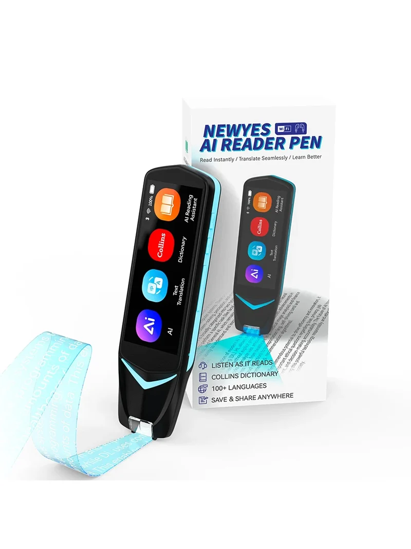 AI Pen Reading Pen for Dyslexia Scan Reader Pen 4 Text to Speech Device Translator Pen Photo Translation OCR 16GB Bluetooth Pen