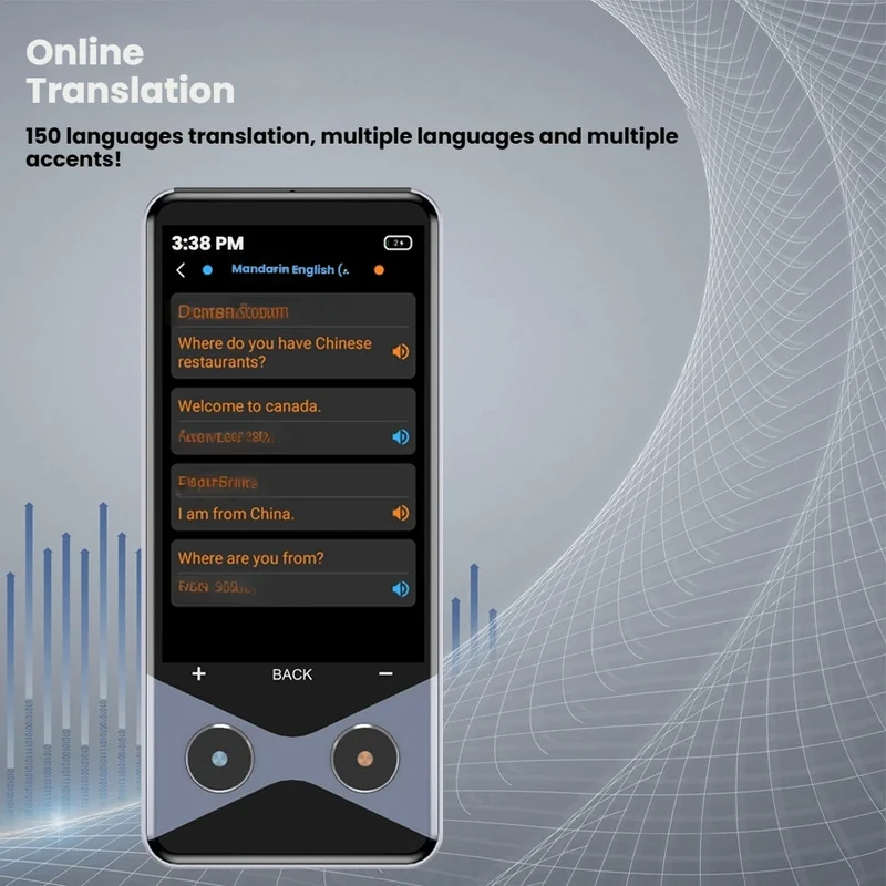 AI 4G Intelligent Translators 150 Language with Real-time Online Offline Translation Capabilities Including Photo Translation