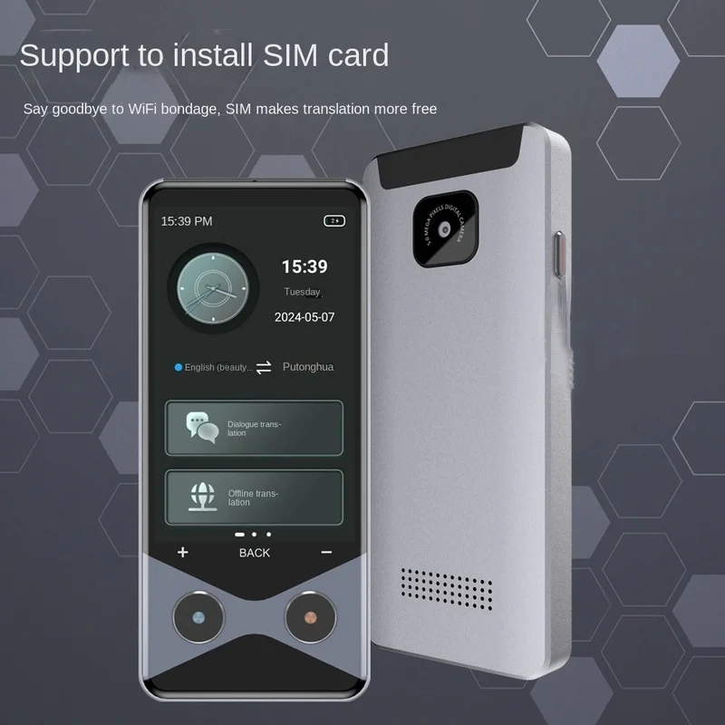 AI 4G Intelligent Translators 150 Language with Real-time Online Offline Translation Capabilities Including Photo Translation