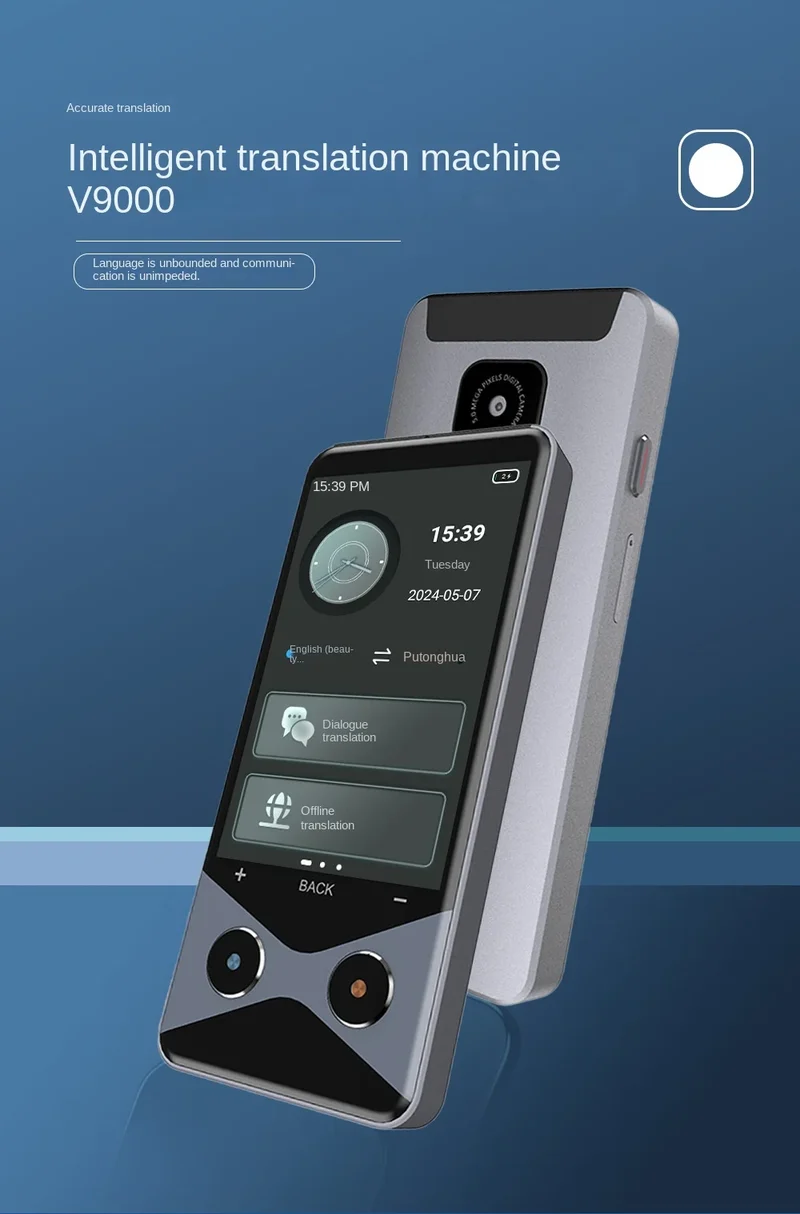 AI 4G Intelligent Translators 150 Language with Real-time Online Offline Translation Capabilities Including Photo Translation