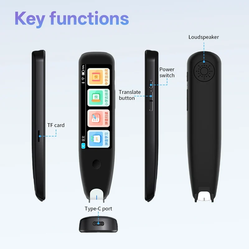 MSAI S10 Smart Scan Translator Pen Offline Extract 21 Languages Photo Translate 134 Voice Translation Dictionary Recorder