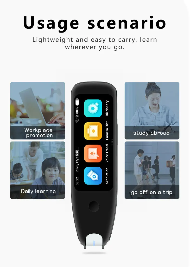 MSAI S10 Smart Scan Translator Pen Offline Extract 21 Languages Photo Translate 134 Voice Translation Dictionary Recorder