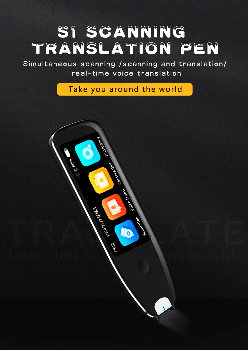 MSAI S10 Smart Scan Translator Pen Offline Extract 21 Languages Photo Translate 134 Voice Translation Dictionary Recorder
