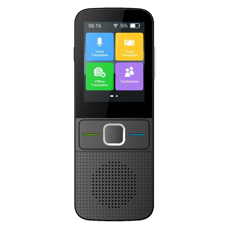 Handheld Language Translator Rechargeable Real Time Interpreter Device Travel Adults Seniors Learning Accessories
