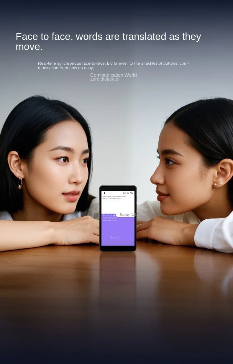 Portable T22 Smart Translator 142 In Real-time Online Languages Translation ChatGPT Voice Photo Intelligent Translate Device