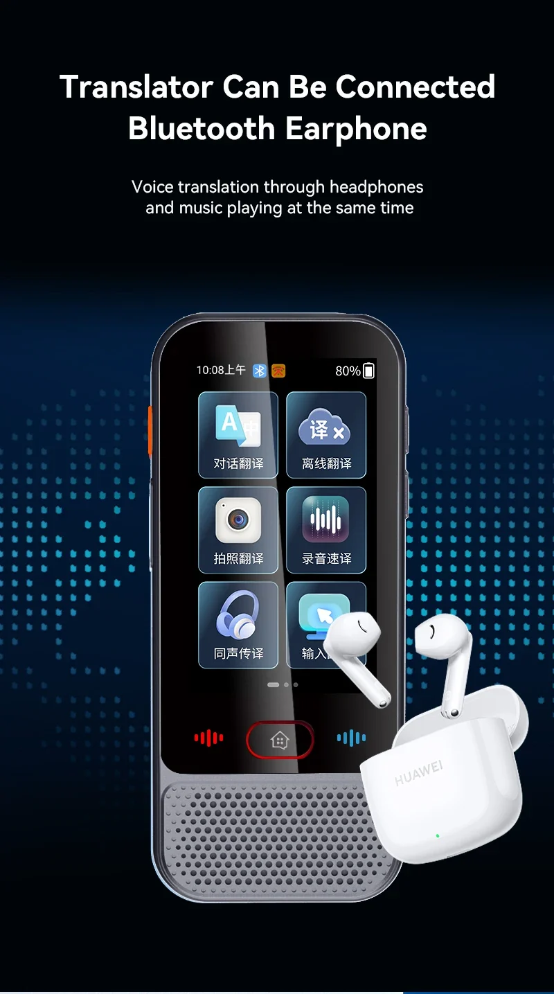 2026 New M30 Smart Voice Translator 139 Online Languages 14 Offline WIFI Photo Recording Dictionary Translation Business Travel