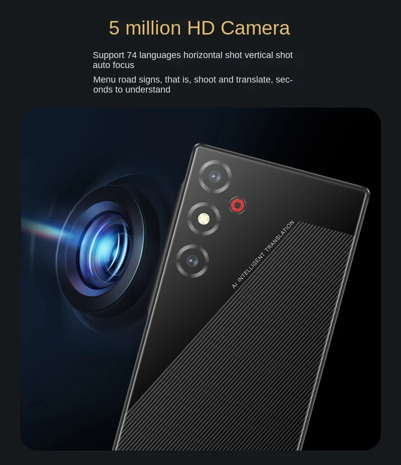 Portable S35 Translator Device Big Screen 148 Languages Voice Tradutor Intelligent Real-time Translating Offline Translation