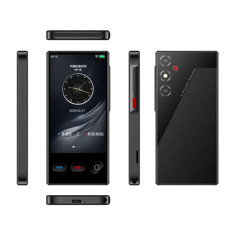 Portable S35 Translator Device Big Screen 148 Languages Voice Tradutor Intelligent Real-time Translating Offline Translation