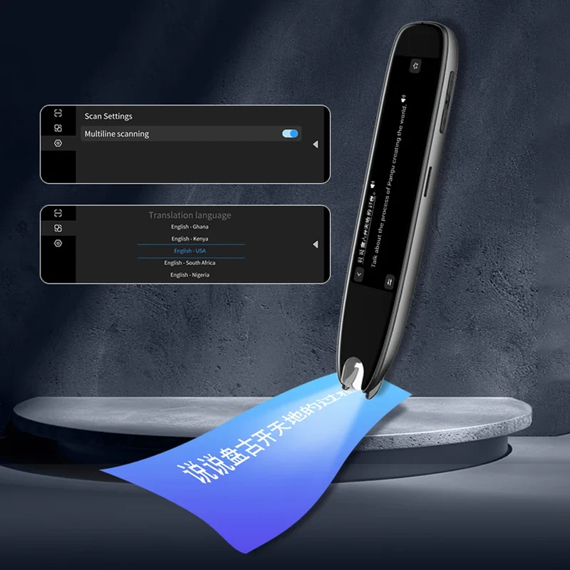 Translation Pen 142 Languages Smart Scanner Translator Pen Intelligent Scanning Point Reading Recording Pen for Teacher Student