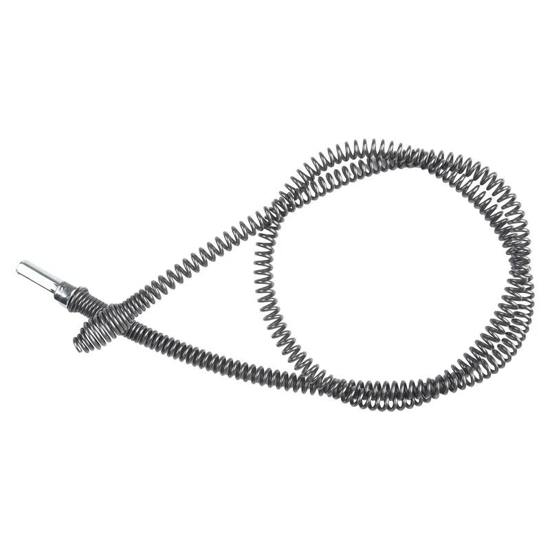 1PC Pipe Unblocker Tool Spring Pipe Dredging Tool Manganese Steel Spring Head Design Bathroom Kitchen Drainer Cleaner 1/2/3 M