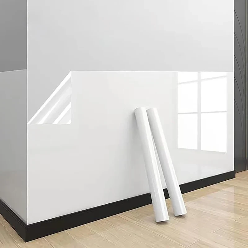 1 roll of transparent waterproof anti fouling electrostatic adsorption wall sticker for kitchen living room and household use