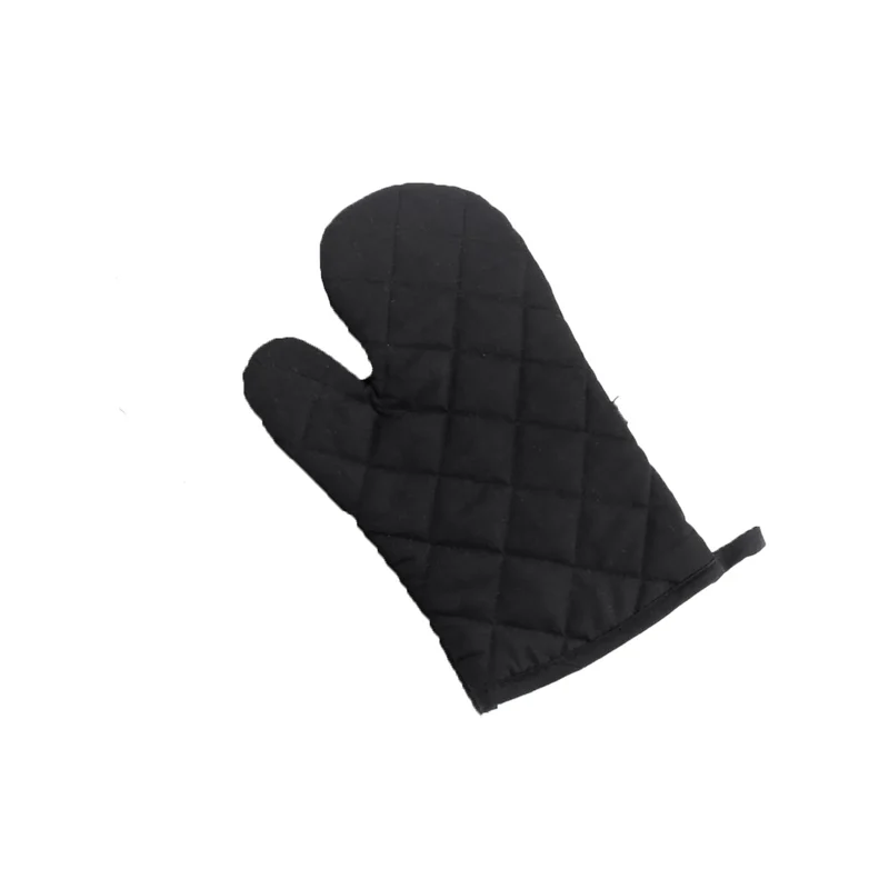 1PCS Oven Mitts Heat Resistant Microwave Oven Glove Cotton Linen Baking BBQ Non-slip Oven Mitts Kitchen Cooking Supplies Tools