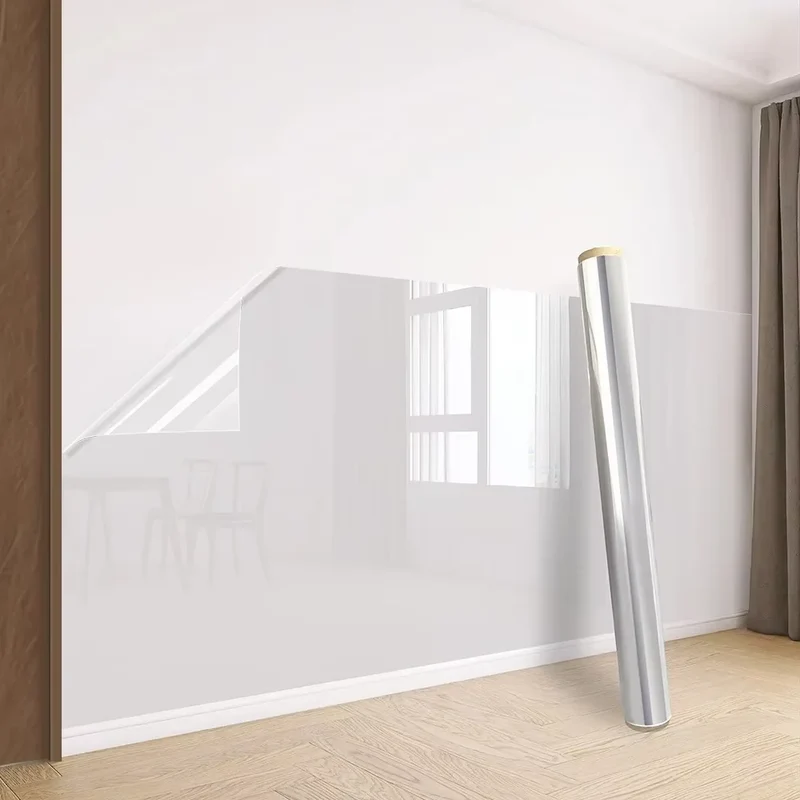 No Glue Static Transparent Wall Sticker Waterproof Anti Fouling Removable Wall Protector for Living Room Bedroom Home Use