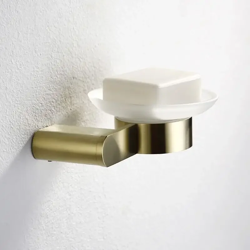 Luxury Stainless Steel 304 Brushed Gold Luxurious Bathroom Accessories Set