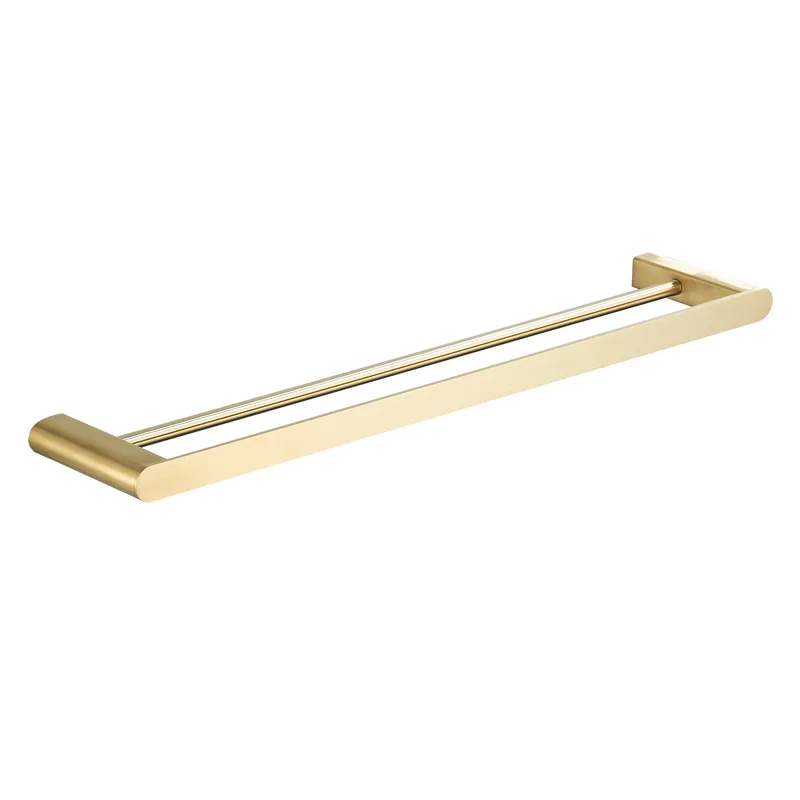 Luxury Stainless Steel 304 Brushed Gold Luxurious Bathroom Accessories Set