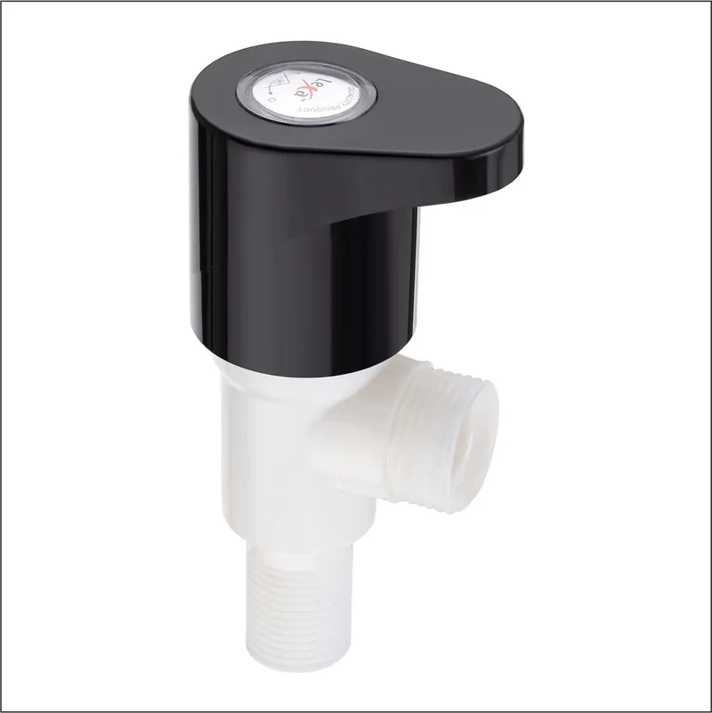 LEXA High Quality Virgin Plastic Quarter Turn PP Water Angle Cock High Grade Ceramic Basin Wall-mounted Modern Design Customized