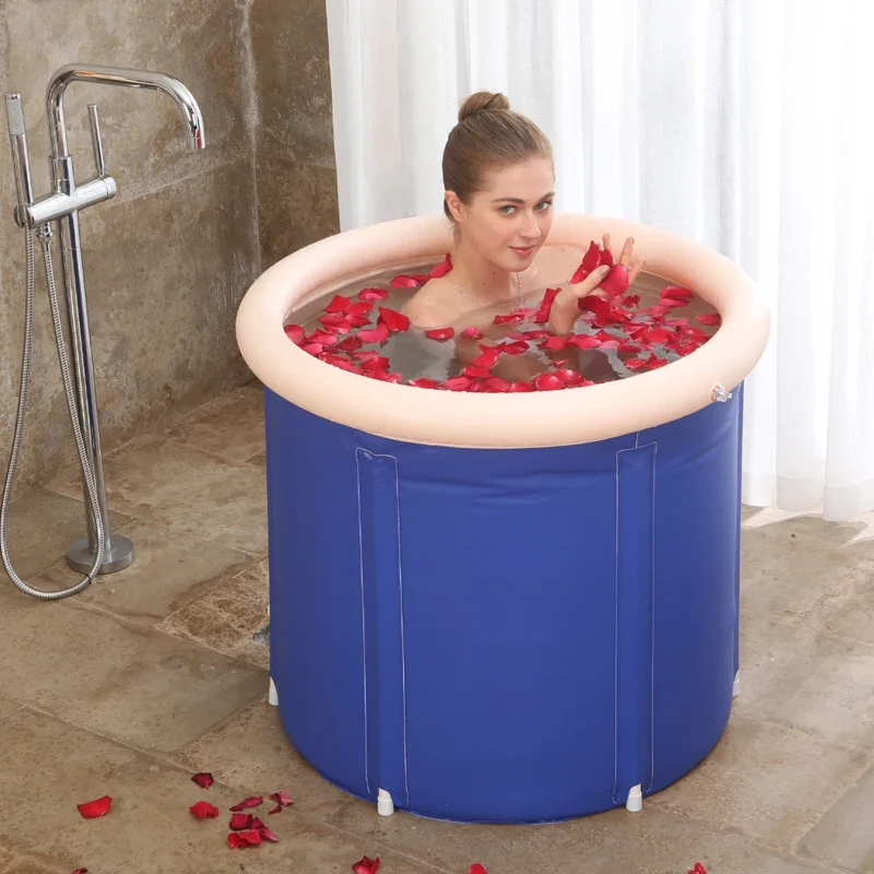 75 80 85 120cm Small Xl Big Portable Ice Bath Plunge Basins Soaking Bath Bucket Tub Barrel Bathtub Athletes